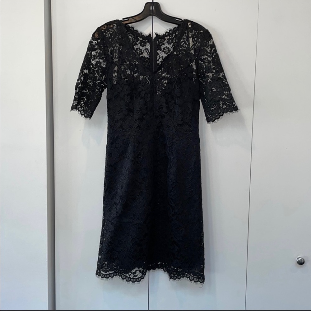 Shoshanna Black Lace Mini Dress - Picture 6 of 7
